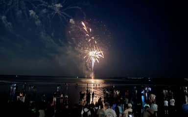 Orewa Surf Sounds 2026 — Fireworks at Shore