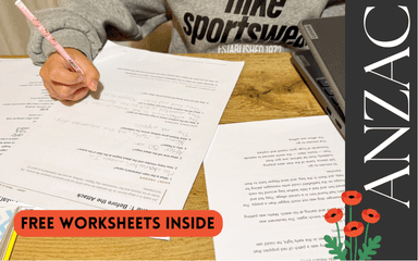 Anzac Home Learning : The Red Poppy