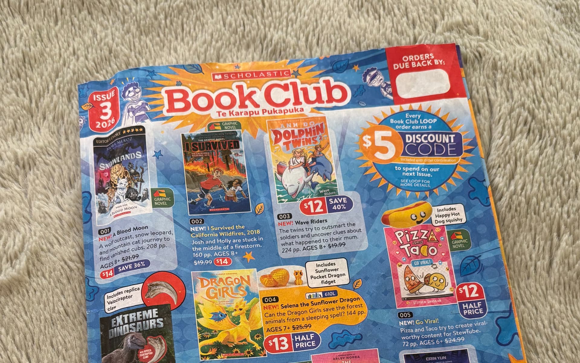 Learning Aid: Scholastic Book Club